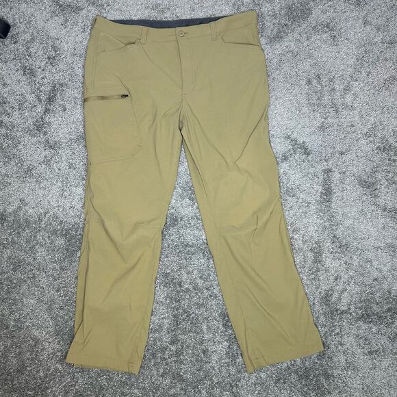 Eddie Bauer Sport Fishing Hiking Pants Nylon Size 40 / 30 - Picture 1 of 6